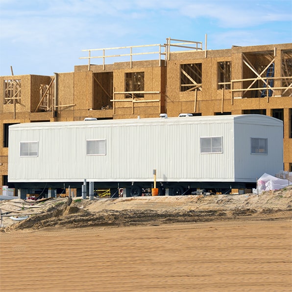 our construction trailers can be used for long-term projects